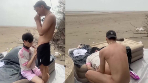 [OF] 沙灘上的性愛 FUCK in THE BEACH