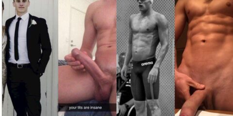 University swimmer “Ash” – big dick jerk compilation