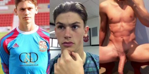 Young british footballer – jerk off compilation